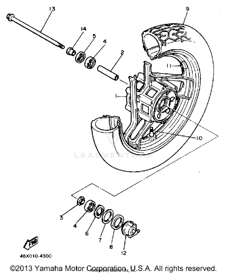 Front Wheel Schematic