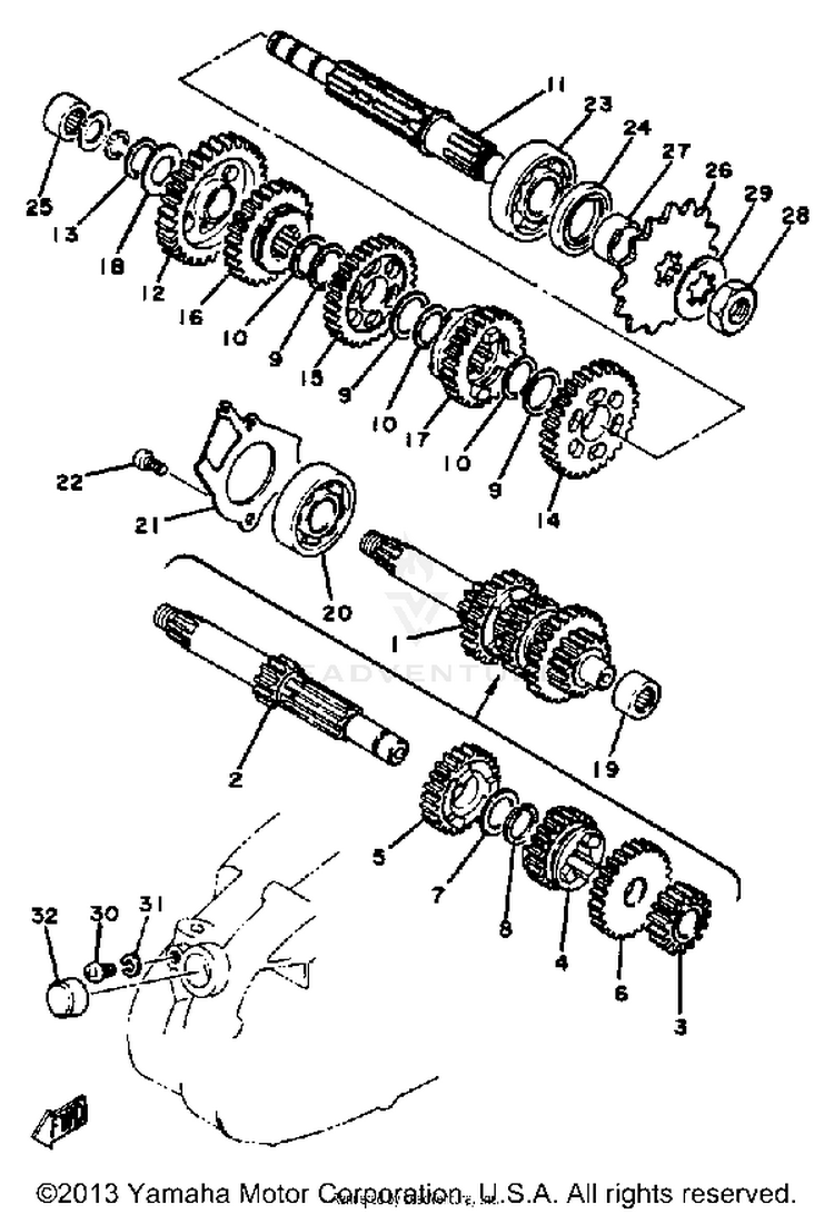 Transmission Mx100h - J - K Schematic
