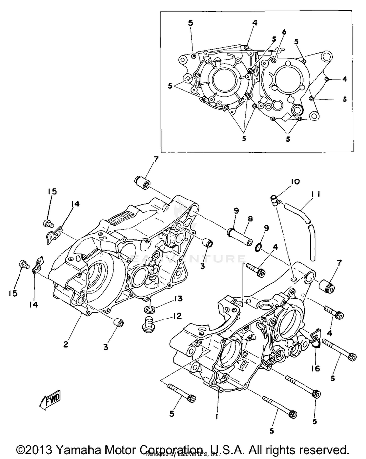 Crankcase Schematic