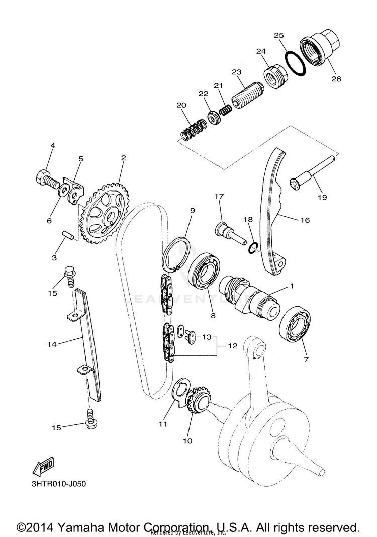 Camshaft Chain Schematic