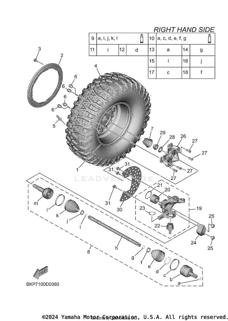 Front Wheel 2 Schematic
