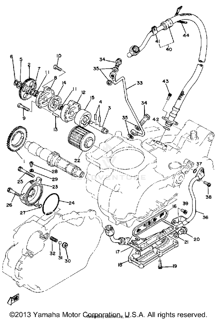 Oil Pump Oil - Cleaner Schematic