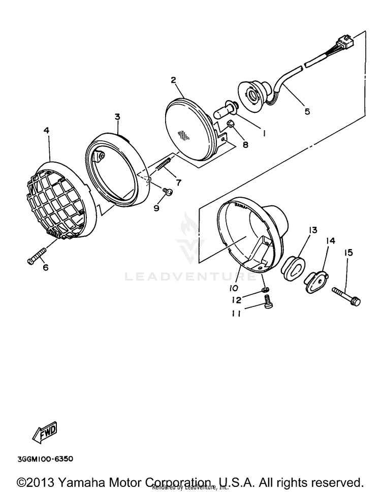 Headlight Schematic