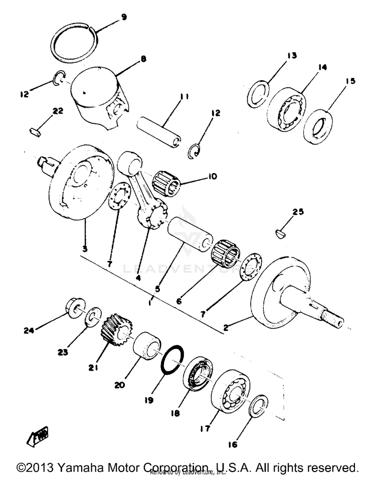 Crank Piston Schematic