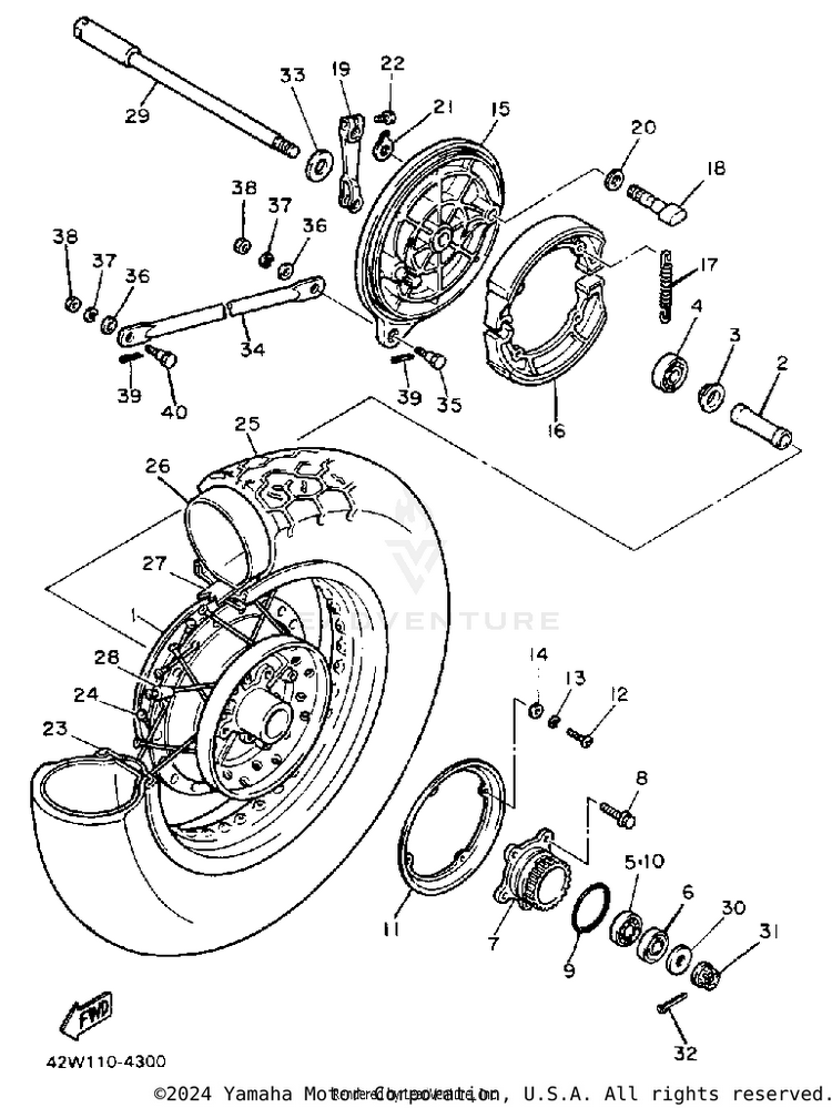 Rear Wheel L Lc Schematic