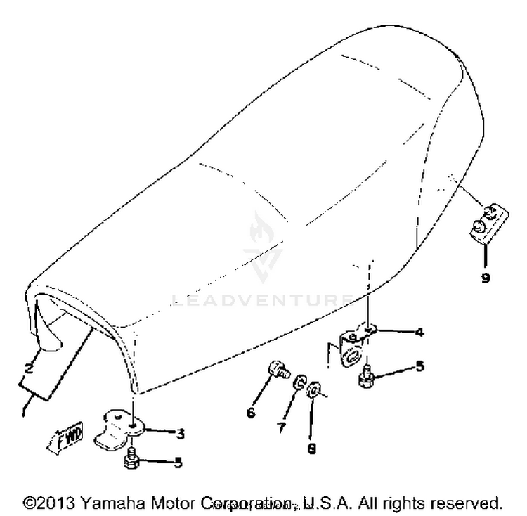Seat XT500E_205 - 1978 Schematic