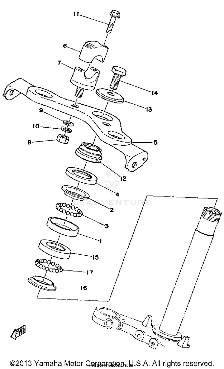 Steering GTMXF - 1979 Schematic