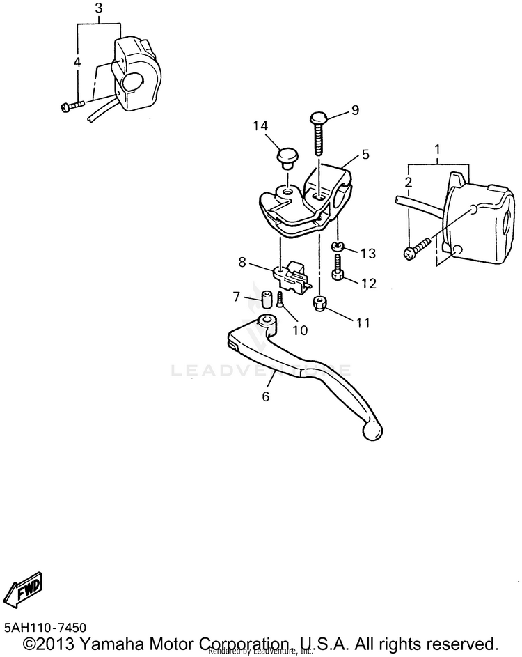 Handle Switch Lever Schematic