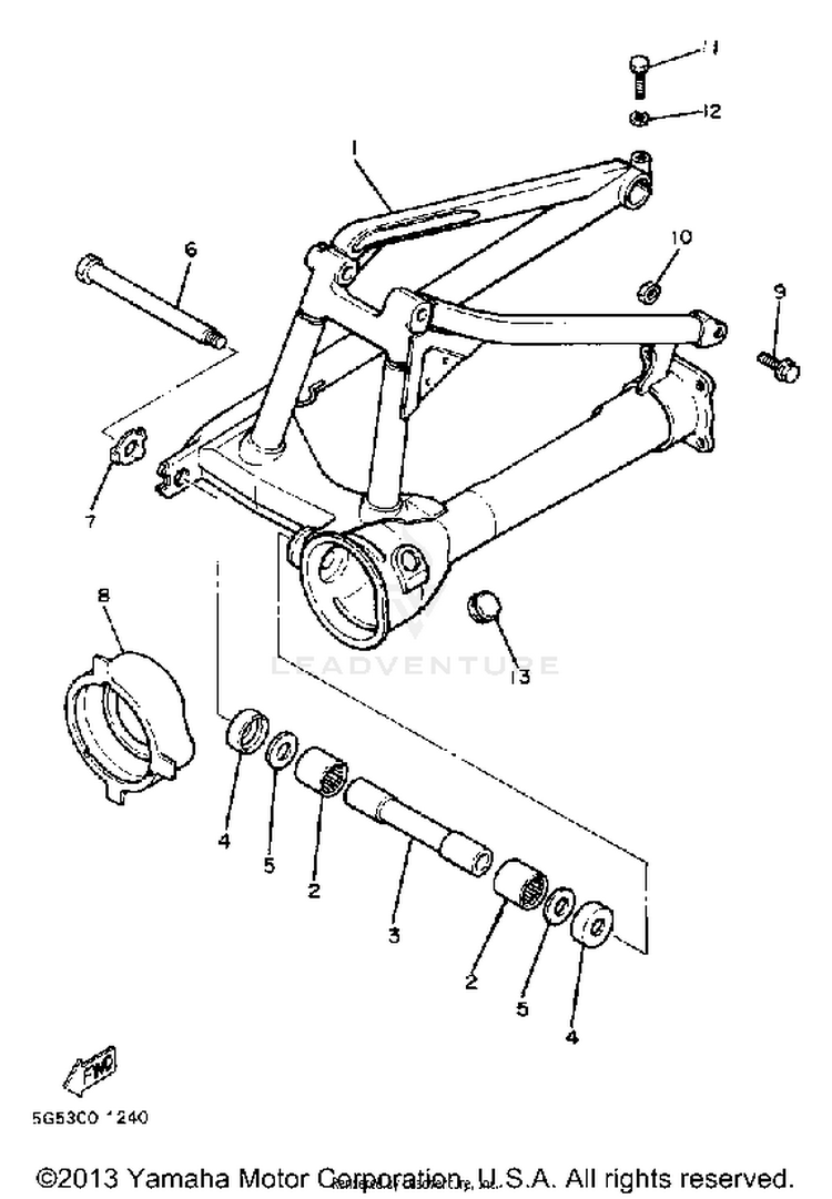 Rear Arm Schematic