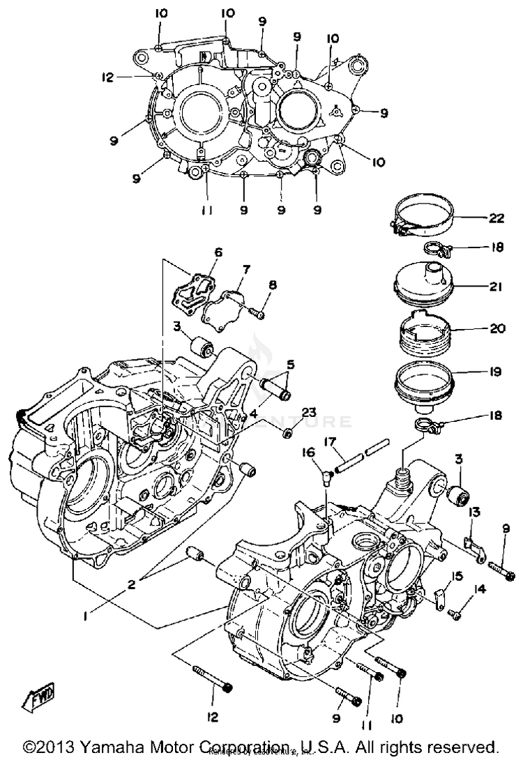 Crankcase Schematic