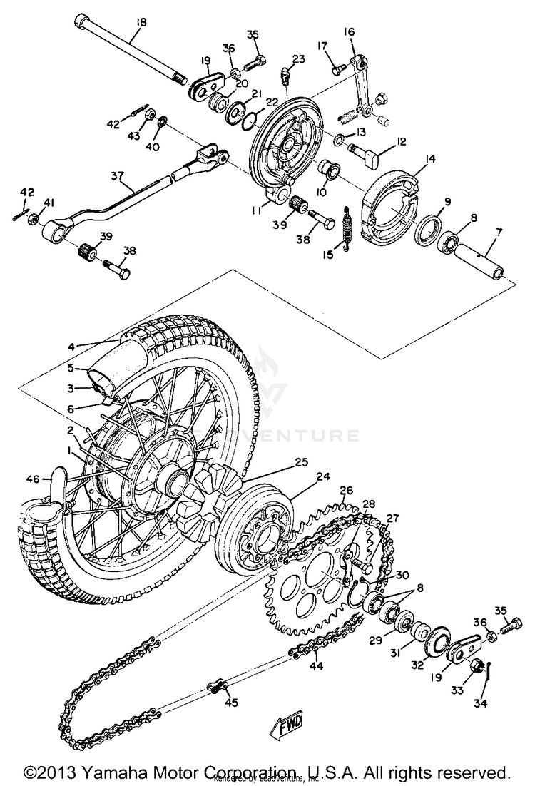 Rear Wheel Schematic