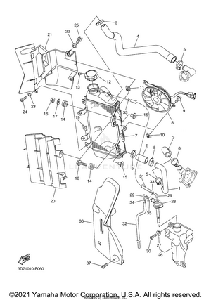 Radiator Hose Schematic