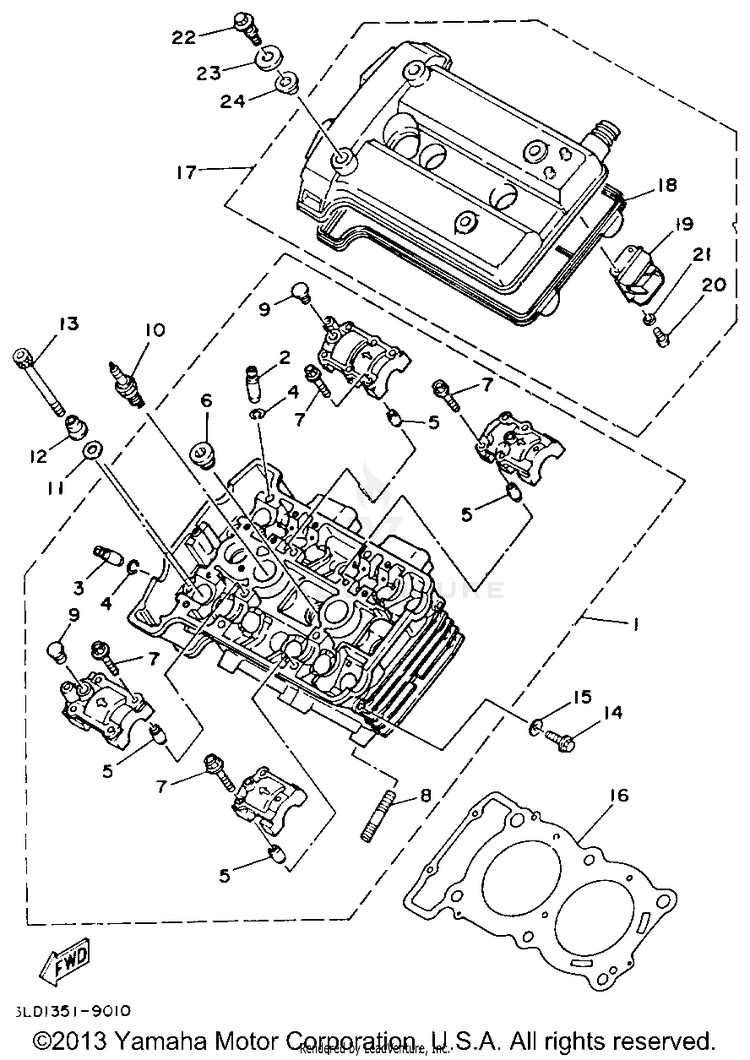 Cylinder Head Schematic