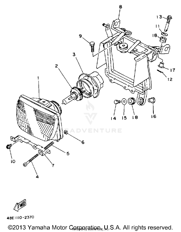 Headlight Schematic
