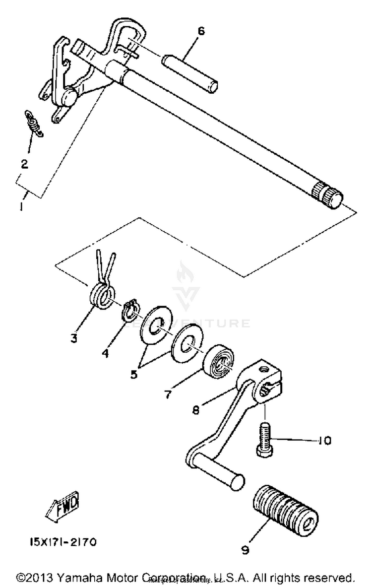 Shift Shaft Schematic