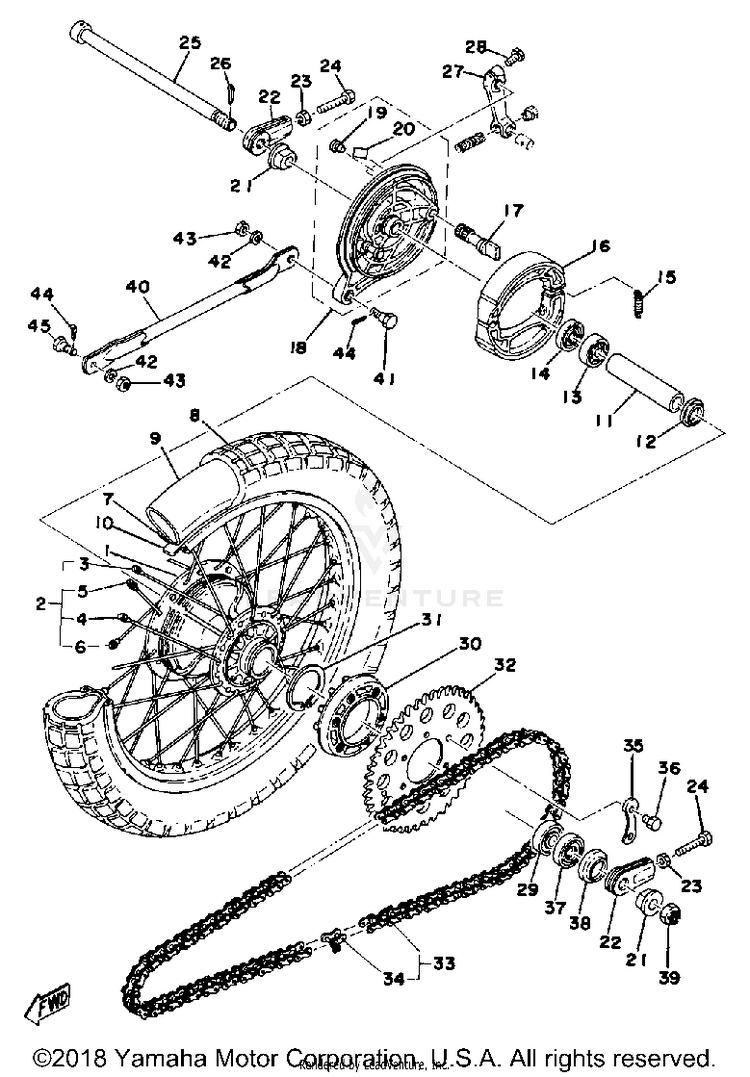 Rear Wheel Schematic