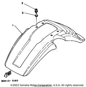Front Fender Schematic
