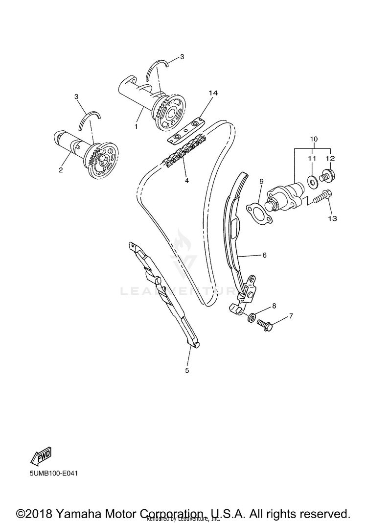 Camshaft Chain Schematic