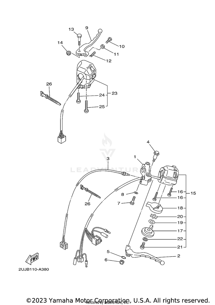 Handle Switch Lever Schematic