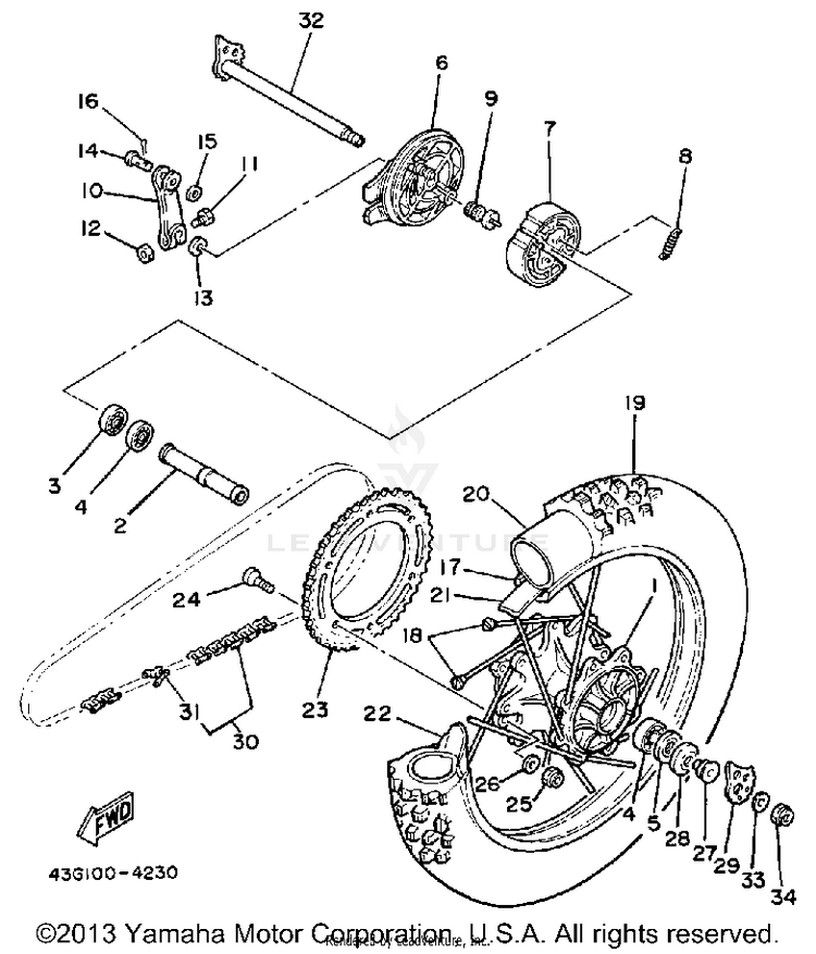 Rear Wheel Schematic
