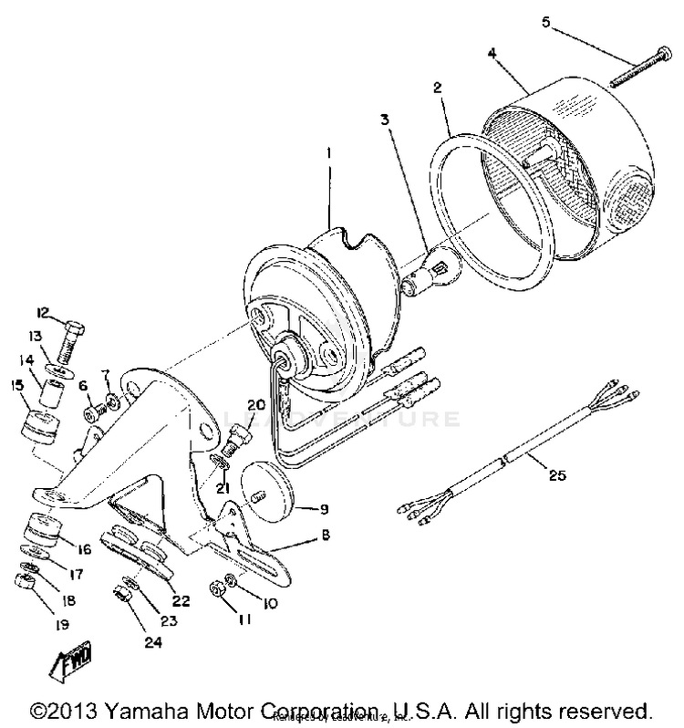 Tail Lamp (Rt1b) Schematic