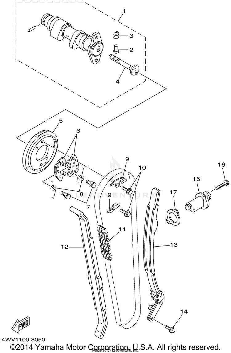 Camshaft Chain Schematic