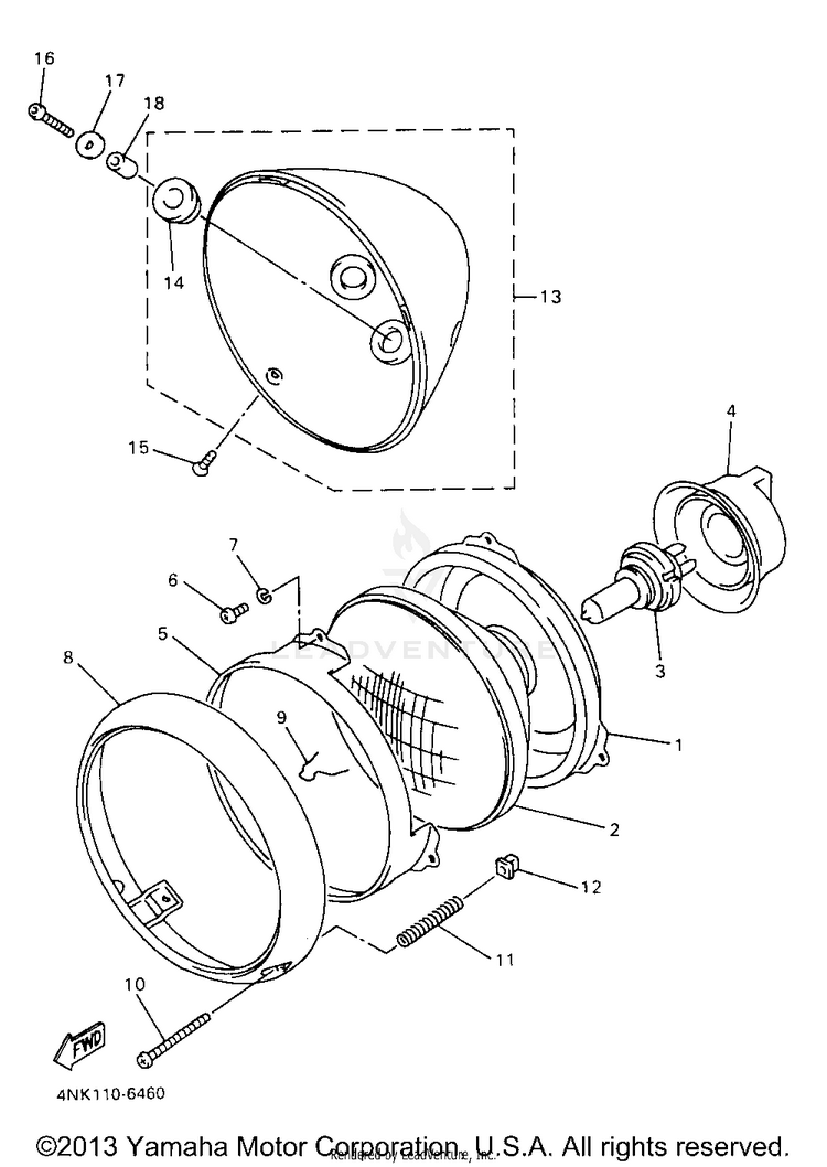 Headlight Schematic