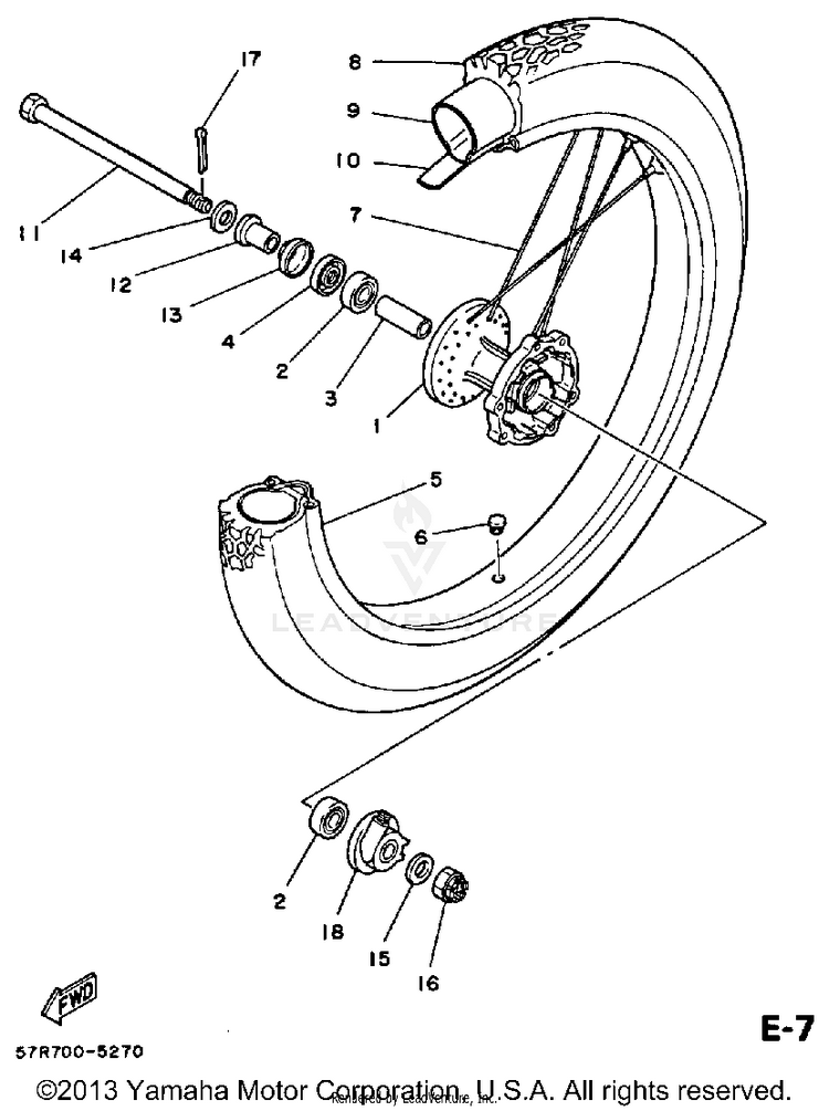 Front Wheel Schematic