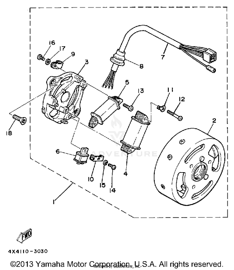 C - D - I - Magneto Schematic