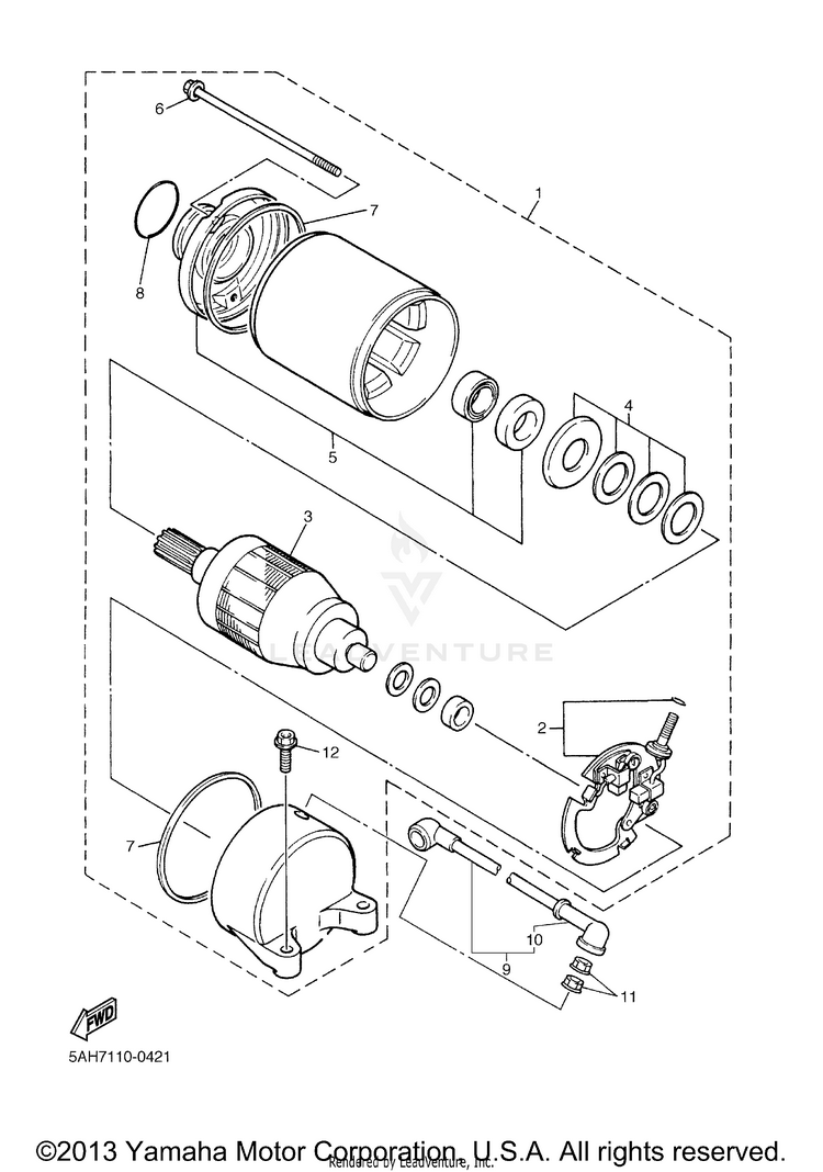 Starting Motor Schematic