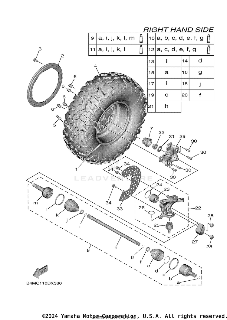 Front Wheel 2 Schematic