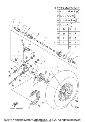 Rear Wheel Schematic