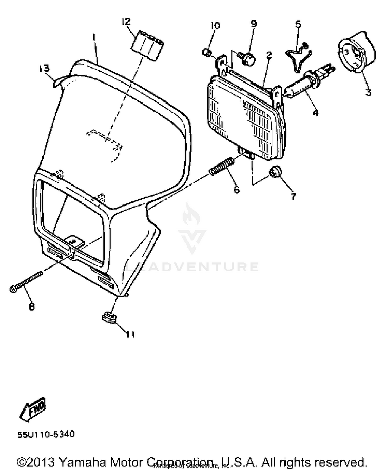 Headlight Schematic