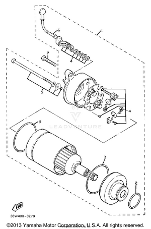 Starting Motor Schematic