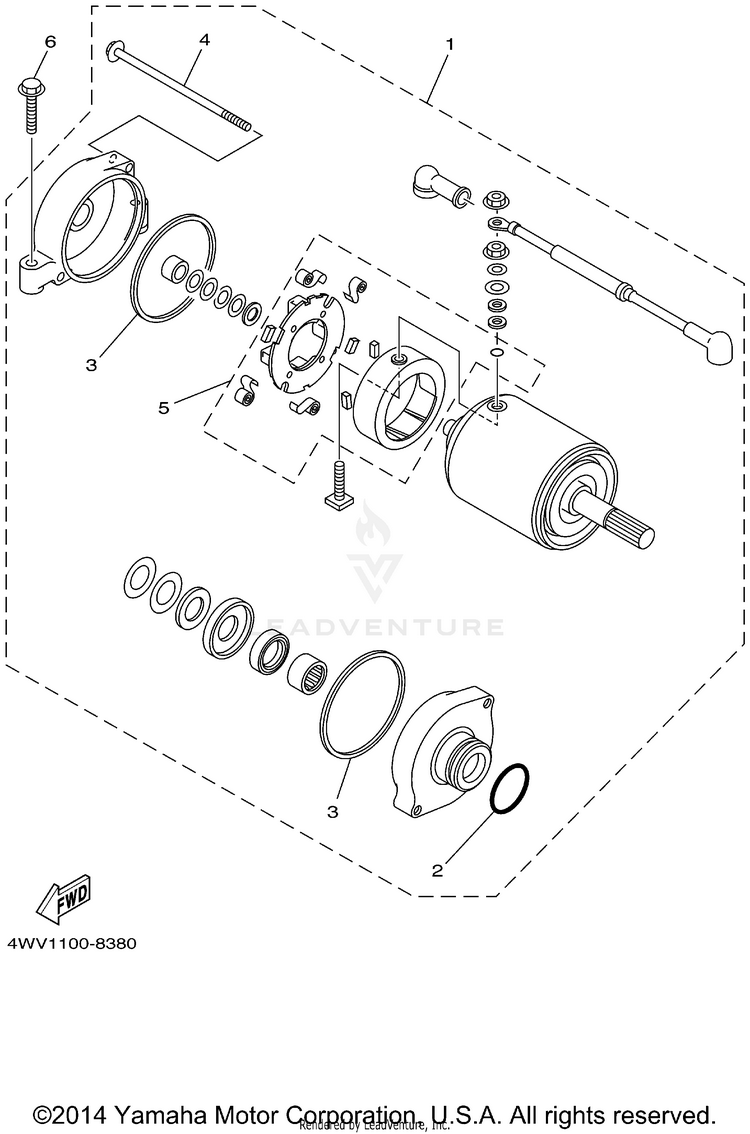 Starting Motor Schematic