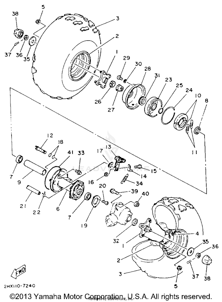 Rear Wheel Schematic