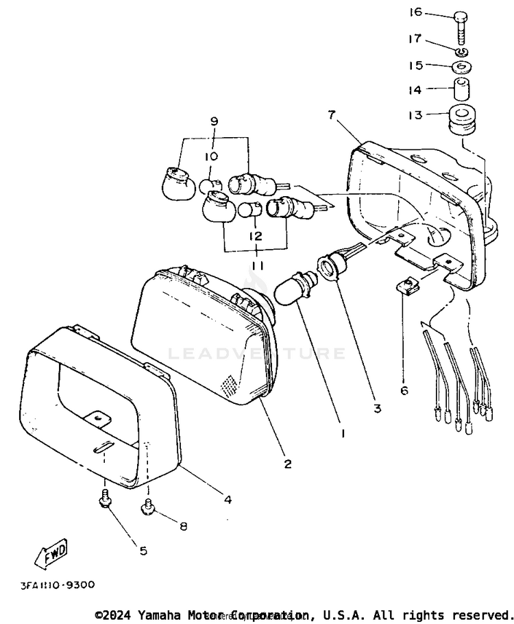 Headlight Schematic