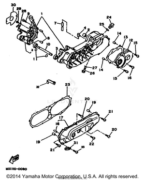 Crankcase Schematic