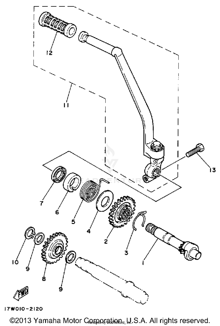 Starter DT50L - 1988 Schematic
