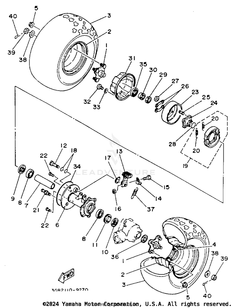 Rear Wheel Schematic