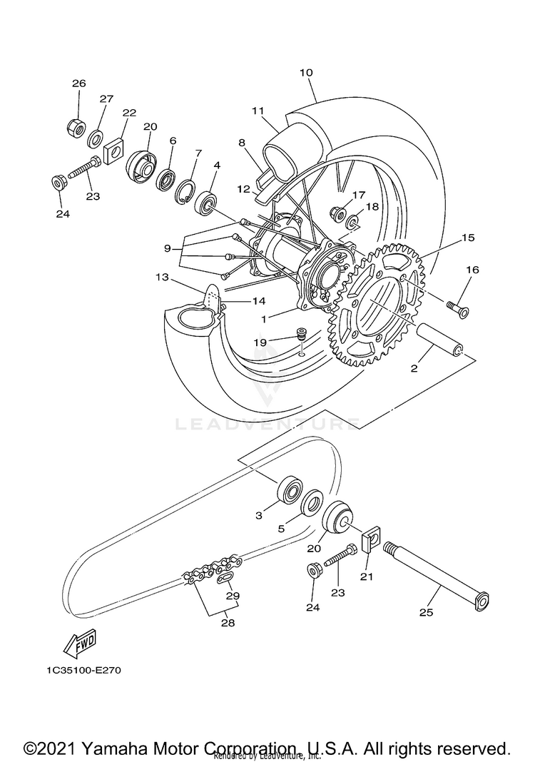 Rear Wheel Schematic