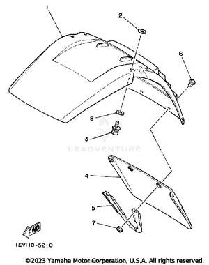 Front Fender Schematic