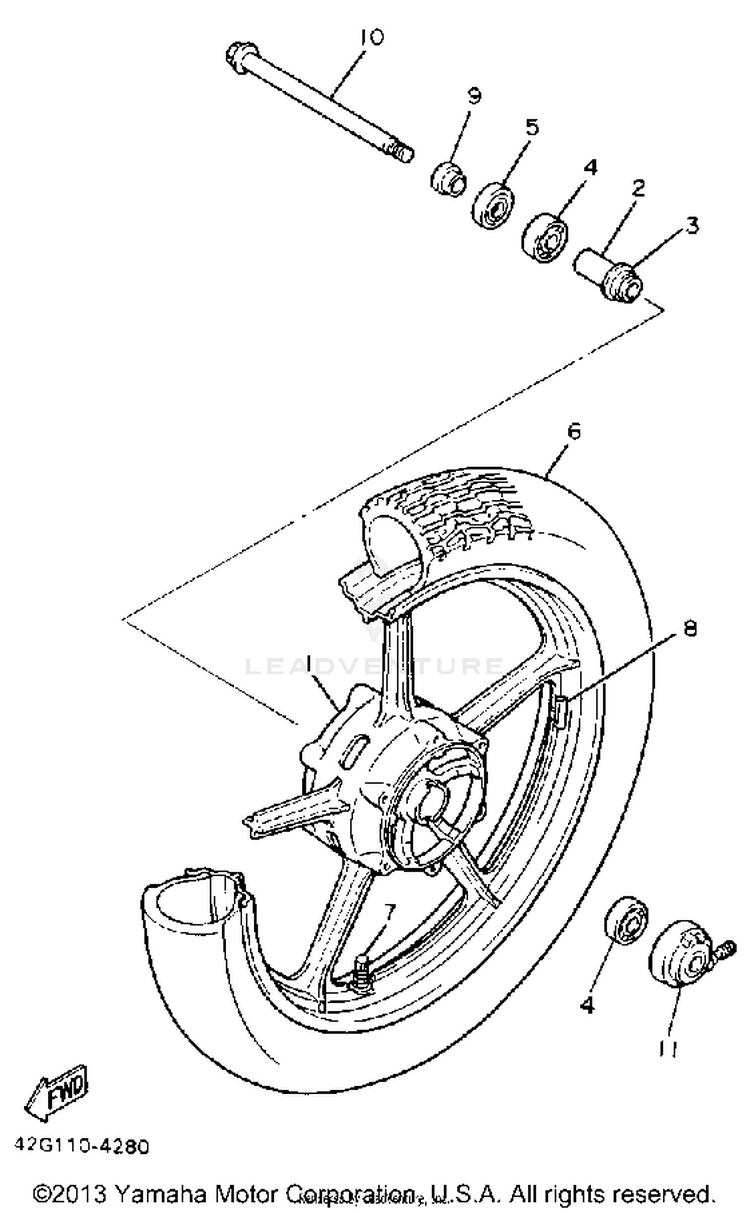 Front Wheel Schematic