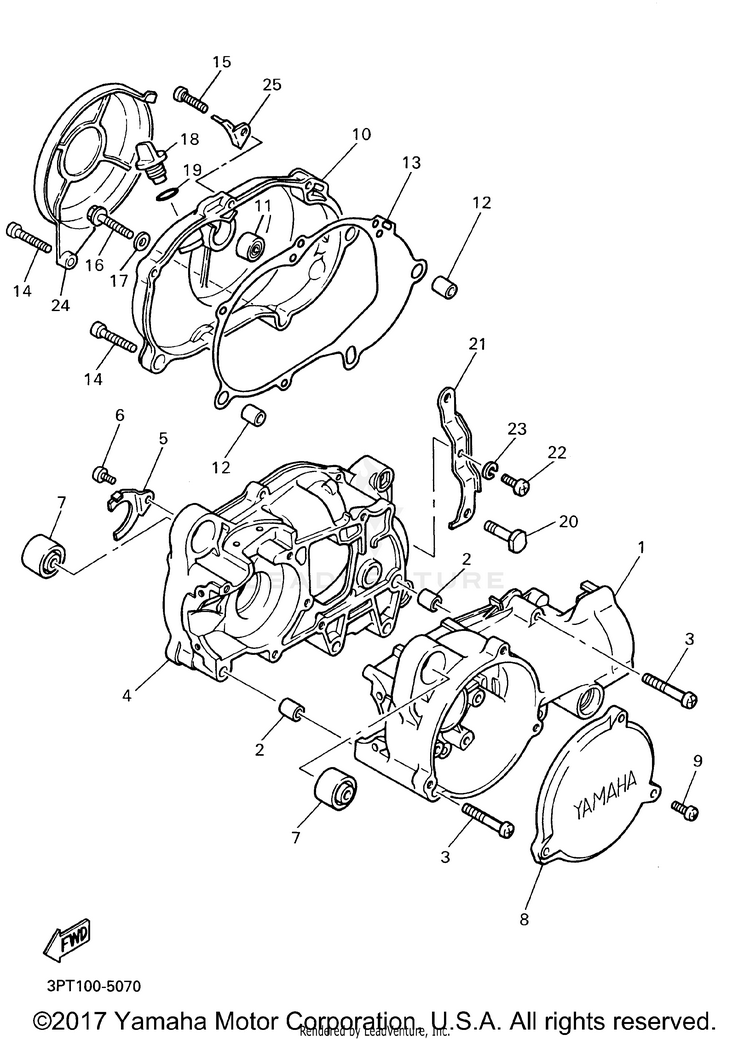 Crankcase Schematic