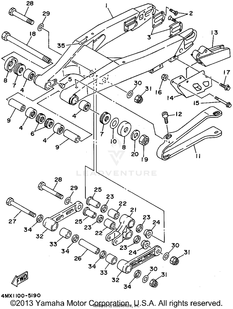 Rear Arm Schematic