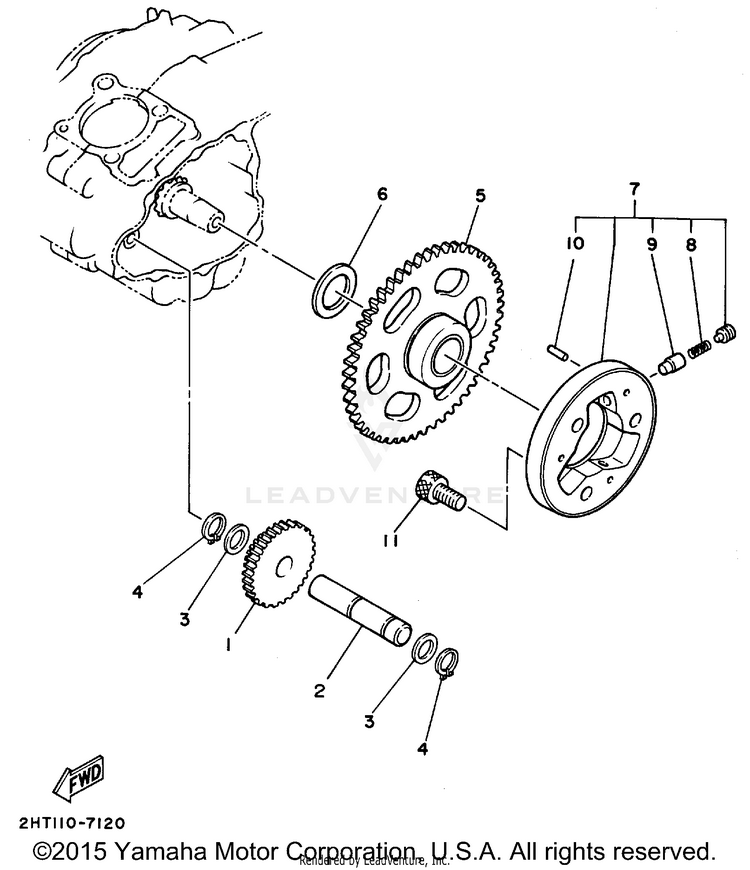 Starter Clutch Schematic