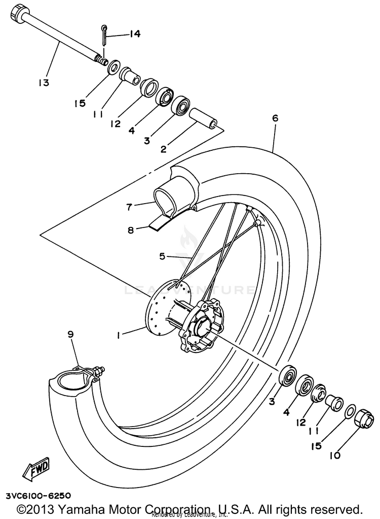 Front Wheel Schematic