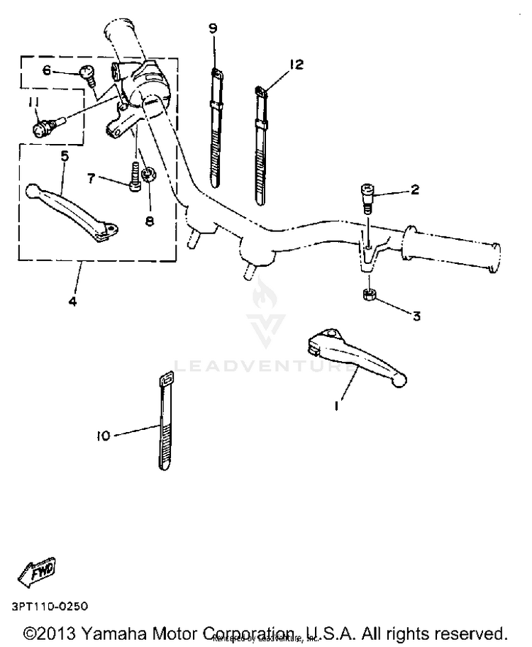 Handle Switch - Lever Schematic