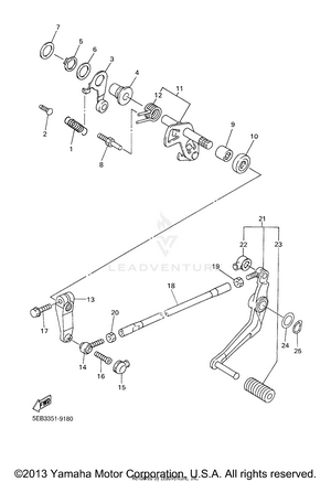 Shift Shaft Schematic