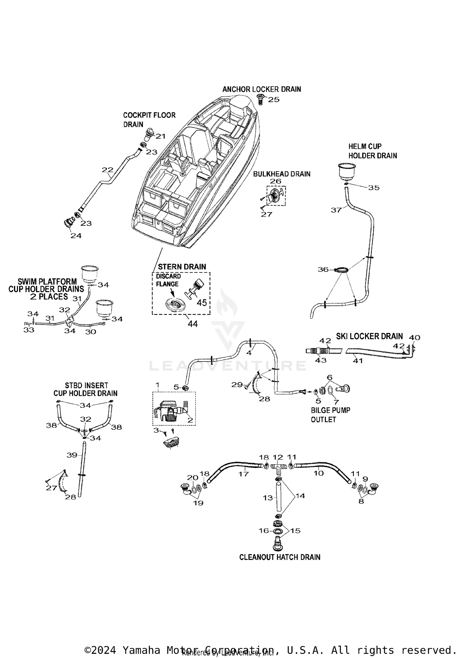 DECK DRAIN FITTINGS